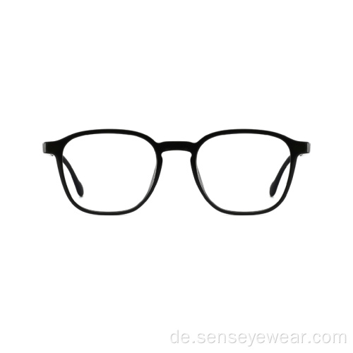 Quadratische Unisex Eco Acetat Optische Rahmenbrillen